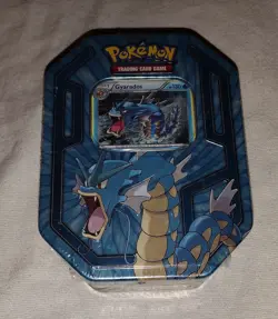 2016 Pokemon TCG Trading Card Gyarados XY Chest Tin ***Factory Sealed*** - Image 1