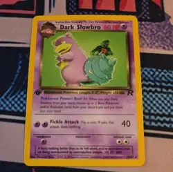 Dark Slowbro 29/82 Team Rocket 1st Edition Pokemon card - Image 2