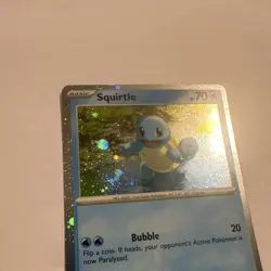 Pokemon Squirtle 048 Scarlet & Violet Promo Cosmos Holo English 2023 Card - Image 2