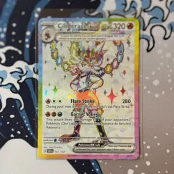 Cinderace EX 157/142 Ultra Rare Stellar Crown Raw Card NM - Image 1