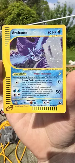 Pokemon Skyridge Articuno Holo Card H3/H32 Rare - Image 1