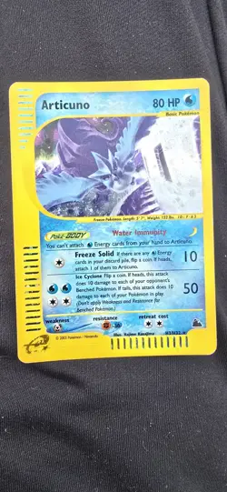Pokemon Skyridge Articuno Holo Card H3/H32 Rare - Image 3