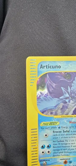 Pokemon Skyridge Articuno Holo Card H3/H32 Rare - Image 4