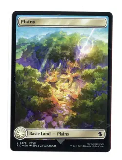 Plains (Chocobo Track Foil) L 478 Commander: FINAL FANTASY MTG Card NM - Image 1