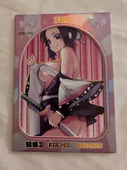 Desperate Goddess - SUR-005 KOCHOU SHINOBU DEMON SLAYER WAIFU CARD Goddess Story - Image 2