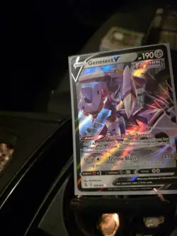 Pokemon Swsh08: Fusion Strike Holo Ultra Rare Card Playset 4X Genesect v 185/264 - Image 1