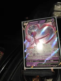 Pokemon TCG Enamorus v Holo Ultra Rare Lost Origin Card 082/196 - Image 1