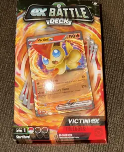 Pokemon Cards - EX Battle Decks - VICTINI EX (60-Card Deck, Deck Box, Coin+) - Image 1