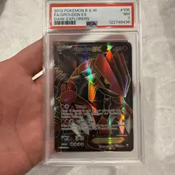 PSA 7 POKEMON GROUDEN 106/108 DARK EXPLORERS EX HOLO CARD - Image 1