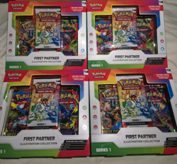 Pokemon TCG First Partner Illustration Collection Series 1 - Lot of 4 SEALED/NEW - Image 2