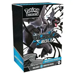 Pokemon TCG Scarlet & Violet Black Bolt Booster Bundle 6 Packs Zekrom - Image 1