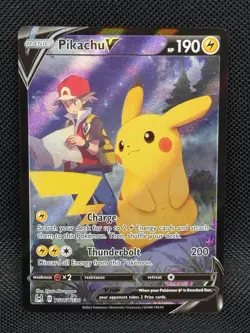 2022 Pokemon Pikachu TG16/TG30 Lost Origin Trainer Gallery Holo Ultra Rare - Image 1