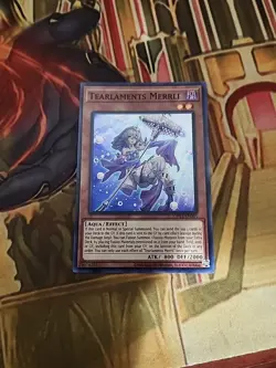 Tearlaments Merrli OP21-EN005 Super Rare Unlimited NM Yugioh - Image 1