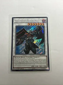 Blackwing Armor Master - LC5D-EN132 - Secret Rare - 1st Edition- Yugioh EURO - Image 1