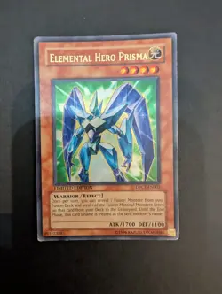 Yugioh Elemental Hero Prisma DPCT-EN002 Ultra Rare Limited Edition Moderate - Image 1