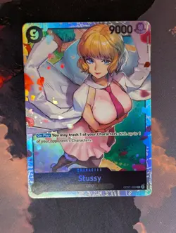 Stussy OP07-085 SR 500 Years in the Future English One Piece Card Game TCG - Image 1