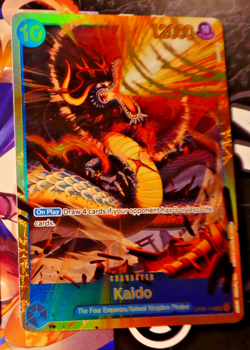 One Piece Card Game Carte Holo Kaido SEC OP05-118 EN English Mint - Image 1
