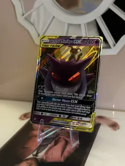 Pokemon TCG Gengar & Mimikyu GX Team Up Holo Ultra Rare Card 53/181 - Image 2