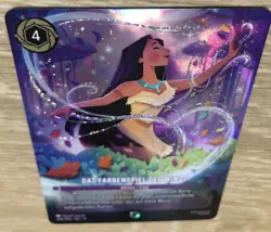 Disney Lorcana Das Farbenspiel des Winds Winterzauber 228/204 Foil Super Rare - Image 4