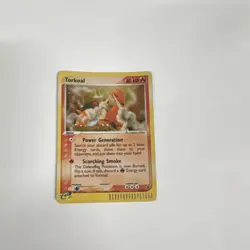 Pokemon Torkoal 12/97 Dragon Reverse Holo Rare Basic 80 HP English Card - Image 3