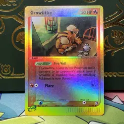 Growlithe 65/100 Reverse Holo Pokemon Card 2003 LP - Image 1