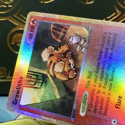 Growlithe 65/100 Reverse Holo Pokemon Card 2003 LP - Image 4