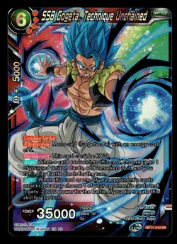SSB Gogeta, Technique Unchained BT11-012 SR Dragon Ball Super Card - Image 1