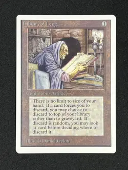 MTG LIBRARY OF LENG Unlimited Regular NM/MT+ Uncommon Magic The Gathering - Image 1