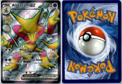 Pokemon Card - Alakazam ex 215/091 Paldean Fates Shiny Ultra Rare Near Mint - Image 3