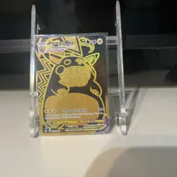 Pokemon TCG Lost Origin Pikachu VMAX Gold Hyper Rare Card TG29/TG30 - Image 1