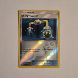 Pokemon TCG Energy Switch 117/149 SM Base Set Reverse Holo Uncommon Trainer Card - Image 1