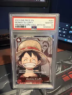 2023 One Piece Premium Card Collection 25th Monkey.D.Luffy PSA10 - Image 1