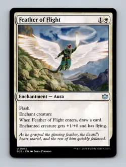 Feather of Flight Bloomburrow Non-Foil MTG NM - Image 1
