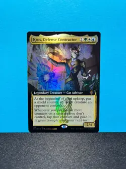 FOIL FULLART Kros, Defense Contractor / Kros der Rustungshandler - MTG Magic - Image 1