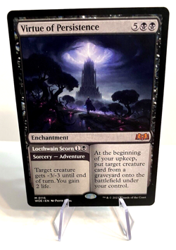 Virtue of Persistence / Locthwain Scorn - Wilds of Eldraine MTG (WOE, 0115) NM - Image 1