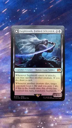 Sephiroth, Fabled SOLDIER/ Sephiroth, One-Winged Angel (Foil) (FIN) - Image 1
