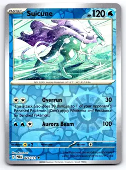 Pokemon Suicune SV: Prismatic Evolutions PRE Reverse Holo 024/131 NM Uncommon ka - Image 1