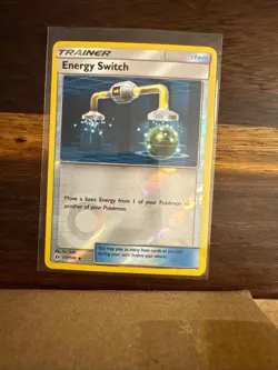 Energy Switch 117/149 Uncommon SM Base Set Pokemon Reverse Holo Near Mint - Image 1