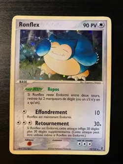 Carte Pokemon : Ronflex 15/112 HOLO Ex Rouge Feu Vert Feuille Francaise - Image 1