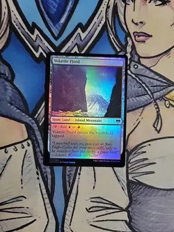 1x Volatile Fjord FOIL - NM/M KHM MTG Magic - Image 1