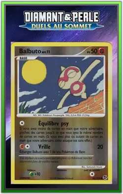 Balbuto Reverse - DP04:Duels au Sommet - 60/106 - Carte Pokemon Francaise - Image 1