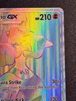 Pokemon TCG - Lucario GX 135/131 Sun & Moon Forbidden Light - Image 4