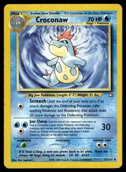 Croconaw 31/111 Neo Genesis Uncommon Pokemon - Image 1