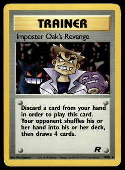 Imposter Oak's Revenge 76/82 Team Rocket Uncommon Pokemon - Image 1