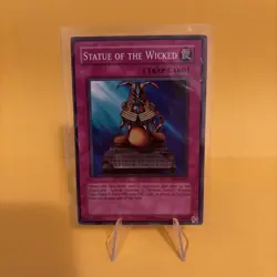 Yugioh Statue of the Wicked PGD-046 Super Rare NM - Image 1