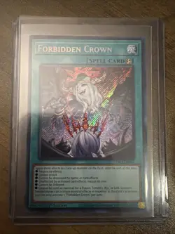 Yugioh Forbidden Crown BPRO-EN067 1st Edition Secret Rare Near Mint - Image 1