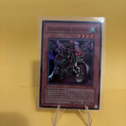Yugioh Chaos Rider Gustaph IOC-EN018 Super (NM) - Image 1
