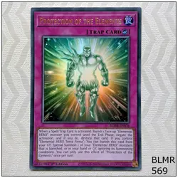 Protection of the Elements - BLMR-EN038 - Ultra Rare 1st Edition Yugioh - Image 1