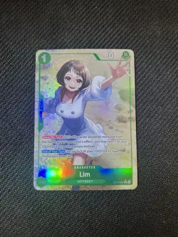 OP10-037 Lim Alt Art Parallel Rare Royal Blood One Piece TCG NM - Image 1