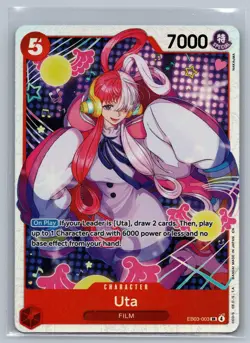 Uta (003) SR Extra Booster: One Piece Heroines Edition EB03-003 NM - Image 1